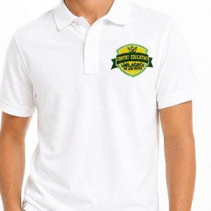 Polo Blanco logo Milagro de los Reyes