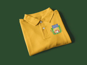 mockup of a folded polo shirt placed on a solid surface 3091 el1 (2)
